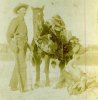 Smith-His Companion Judy and his bag for the morning1910.jpg